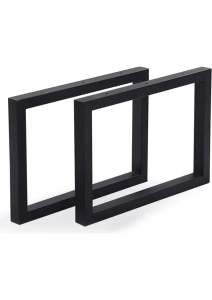Bank Ayağı Bench Puf Orta Sehpa Ayakları 2 Adet 35 cm Siyah Metal Ayak